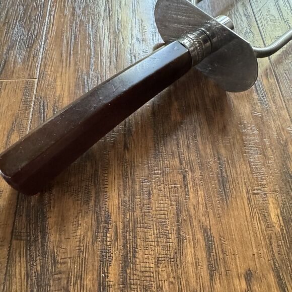 Vintage Meat Carving Fork Bakelite Handle Stainless Steel 10" Prongs Serving MCM - Picture 6 of 8